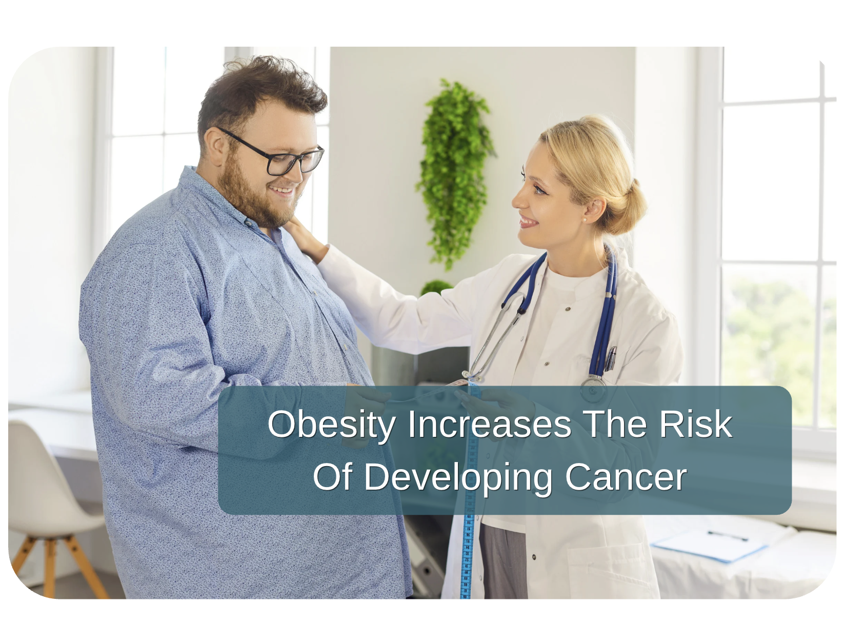 obesity increases the risk of developing 19 different types of cancer